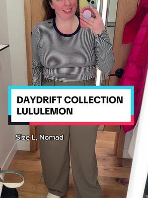 DAYDRIFT HIGH-RISE TROUSER TRY-ON @lululemon #lululemoncreator #ad #daydrift #lululemonpants #dresspants #pants #trouser #trousers #trousersoutfit 