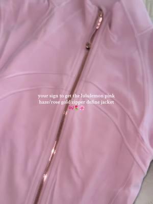 she’s perfect🥹@lululemon #fyp #foryoupage #viral #lululemon #lululemonhaul #lululemondefinejacket #lululemonpinkhaze #pinkhazerosegold #pinklover 