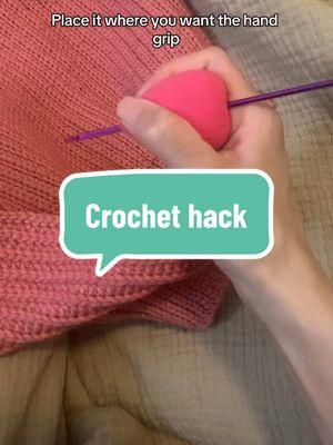 Crochet hacks #crochet #crochettok #crochetersoftiktok #crocheting #crochethack 