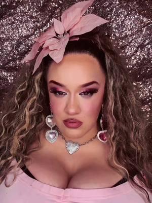 Replying to @Amy Linn McMullen I love you so much!!! 🥺🩷 #plussizebxrbie #plusizebarbie #makeup #valentinesdaymakeup #pinkmakeup #baddietransition 