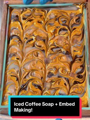 Iced Coffee Soap + Embed Making! ✨ #icedcoffeesoap #coffeesoap #coffeesoapmaking #icecubesoap #soapembeds #soapembed #soapembedmaking #coffeesoapbar #coffeesoaps #coffeesoapscrub #coffeegroundssoap #clearsoap #clearsoapmaking #clearsoaps #valentinessoap #valentinessoapcollection #valentinesdaysoap #valentinesdaysoap2025 