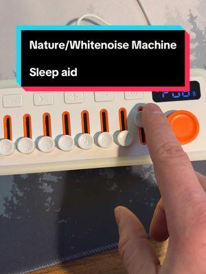 I love this thing! The customization is awesome! #sleepaid #sleep #soundmachine #whitenoise #naturesounds #speaker #tiktokshopfinds 