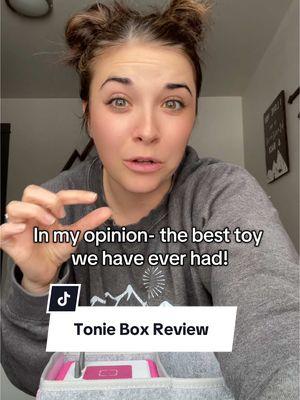 It is so worth every penny!  My kid takes it everywhere!  #toniebox #tonieboxreview #musicandstories #kidstoy #momma 