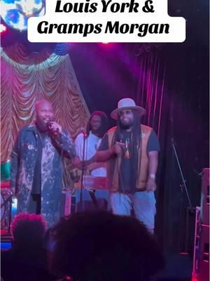 Sharing the stage with @Gramps Morgan never gets old. “Have A Little Light” is our anthem!  #positivevibesonly #havealittlelight #newmusic #grampsmorgan #louisyork #morganheritage 