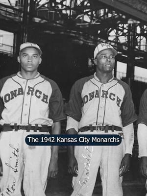 👑 The '42 Monarchs were UNREAL! Our latest from the NLBM on today's Monarchs Minute! #baseball #baseballhistory #blackhistory #foryoupage #milb #history #nlbm