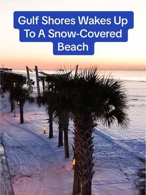 Nearly 9 inches of snow turned Gulf Shores, Alabama, from a beach paradise into a stunning winter wonderland. #TheWeatherChannel #fyp #weathertok #weatherchannel  #weather #forecast #snowstorm #winterstorm #severeweather #climateimpact #snowfall #alabama #gulfshores #snowinalabama