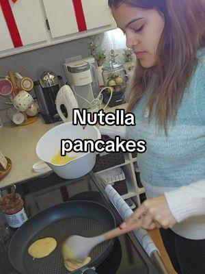 these were SOOOOO GOOD 🤤🤤🥞 #breakfastidea #breakfast #mama #nutella #pancakes #kidrequest #kidfavorite #request #momlife #momof2 #autismmom #kidmeals #homeschoolmom #youngmom 