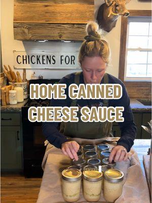 HOMEMADE & HOME CANNED CHEESE SAUCE 🧀 as I always say, if you can buy it in a can you can put it there yourself 🫡 as always, do what you want and don’t feel the need to tell me about it if you don’t like it 💋 bulk recipie: 54oz shredded cheese, 3c heavy cream, 3c milk, 20oz green chilies. #canning #canningtok #pressurecanning #canningandpreservation #canningseason #canningfood #homemade #realfood #rebelcanner #rebelcanningrecipe #recipie 