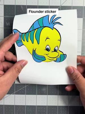 #onthisday #sticker #flounder #littlemermaid #layeringvinyl #decal #birthdayparty 