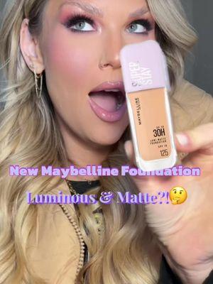 Replying to @🫶 I ride hard for a @maybelline product, and this is no exception! I’ve always loved their matte & poreless but this one is next level good!😮‍💨 It’s matte yet luminous meaning it’s going to cover, stay put, but not look dry and cakey!  Not sponsored , genuinely love! #foundationreview #maybellinefoundation #maybellinelumimatte #makeuptutorial #glammakeup #basemakeuproutine 