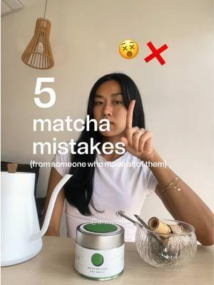 5 matcha mistakes you could be making ( ._. )”” and yes, I’ve made all of them (and more) for years until I learned through time and trial and error, how to perfect my matcha lattes at home _____ #matcha #matchatok #matchatips #matcha101 #matchalover #matchalatte how to make a matcha latte #matchagirl #matchamistakes 