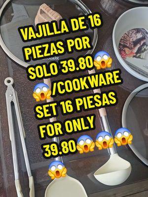 #cookwareset #brodark #bestcookware #deals #kitchen #smartcooking #vajilla #cocinando 