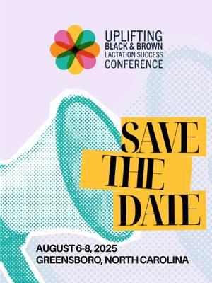 Heard you needed a little joy ✨ Well, SAVE THE DATE because #UBBLS is back for round 2! Mark your calendars, put in those time-off requests, and pack your bags because we’re bringing the magic back to Greensboro, N.C., for the 2nd Annual Uplifting Black and Brown Lactation Success Conference! 🎉 Last year, we set the bar high, but this year, we’re coming even HARDER! Overflowing with love, joy, and unapologetic celebration of BIPOC lactation success, we’re here to uplift, educate, and build community like never before!  Stay locked in and follow ncat_humanlactation on IG and TikTok for updates, speaker announcements, and all the #UBBLS tea!  Mark it down, spread the word, and tell your friends: We’ll see you in August! Let’s make history—again.  #UBBLS #UBBLS2025 #LactationSuccess #HBCUPride #HBCU Made  #NCAT #NCATHumanLactation #NCATLactationClinic #NCATP2P #ROSEHEALS #Heal2Health #BlackBreastfeeding  #Blkbfing #Lactation #LactationConference  #Birthworker #LactationConsultant #LactationCounselor #LactationClinic #LactationSupport #IBCLC