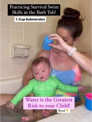 Preparing to Swim Starts👇 👉In the bathtub 🛁 👉With a parent 🧍‍♀️🧍 👉Between 2-6 Months 👉With Education👇 Bath tub swim lessons are a great way to introduce young children to water and help them become comfortable and confident!🛁💦 Consistency, exposure, and being positive, all set your child up for success!👇 ✔️Course Link in Bio. It will Guide you!👇 @teachyourchildtoswim  Just know the younger they are the easier it will be!!♥️ Comment Prepare2Swim for more information! #survivalswimlessons #prepare2swim #swimminglessons #onlinecourse #bathtime #babyswimlessons #4monthsold #waterbaby #underwater #babyswimming #survivalswimming #swimminglesson #infantswimlesson  #exposure #learntoswim #watersafety #teachyourchildtoswim #babyswimlessons #survivalswimlessons #baby #waterbaby #teachthemyoung TEACH YOUR CHILD TO SWIM AT YOUR OWN RISK Disclaimer: The instructions, advice, and or opinions depicted in this context may be dependent on, and should be considered in conjunction with specific limitations, qualifications or exclusions, which are set out in full teach your child to swim and course offered by us. It is also general in nature, and does not consider any of you, or your child’s specific medical or psychological circumstances. You should ensure that you always follow, applicable safety information and apply reasonable judgment when preparing/teaching your child to swim.