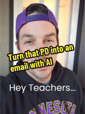 Turn that would’ve been after school meeting into a quick and easy to digest email 🤌🏻   Send me a DM if you want this custom tool ✌🏻 #teachersoftiktok #teachertok #aiforteachers #ai #edtech #teachers #education #principals #principalsoftiktok #schoolleaders 