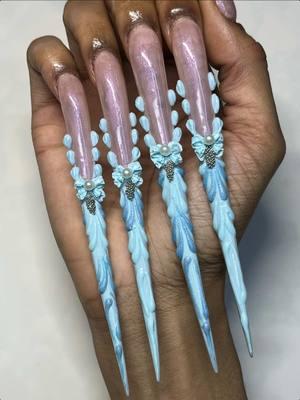 Cake Nails 🩵🎂 Literally OBSSESED!!!  Inspo : @Huilin ♡  Using Various @NAILZ BY DEV | NAIL ARTIST @SHOP NAILZ BY DEV Products 👇🏽👇🏽 Gel Colors: -Bonus Life  -Candy Killer -Angel Food Cake  Trippy Gels: White & Blue  Glow pigments: Clear to blue * Shiny top Coat  •XXXL Full Cover tips  Using @Ballpit Nail Art Products  - Beginner Baddie - Masterpiece Matt  Link in bio to book 🩷 .. #xxlnails #viralreels #nailzbydev #nailzbydevshop #stl #stlnails #stlnailtech #stlnailsartist #cakenails #bluenails #stillettonails #frenchtipnails #icingnails #glowinthedarknails #nailsideas #nailinspo #nailsnailsnails #nails #suggestions #foryou #weddingnails #arididmynails #acrylicnails #xybzca 