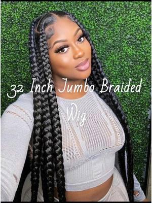 No appointments no stress Wig! #TikTokShop #tiktokshopwigs #braidedwigs #boxbraidwig #wig #jumboboxbraidstyles 