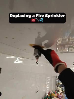 If TikTok is working, like this post ❤️ #firesprinkler #pov #foryou 