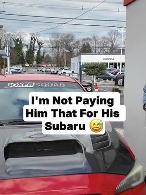 Dude wants to sell me his Subaru with 70K miles. The price gotta be a joke. #carbuying #usedcars #carnegotiation #carvaluation #cartradein #fy #fyp 