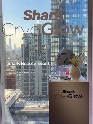 Spent my morning with @Shark Beauty and got first look of their latest product… the “Shark Cryo Glow Mask”with Under-Eye Cooling + LED Anti-Aging & Skin Clearing technology, you already know this will be my new favorite!  The red, blue and deep infrared lights interlock giving you complete coverage. Plus it’s super light weight and wireless, perfect for this hands on mommy. 🫶🏼✨ #GlowYourWay #SharkCryoGlow #antiaging #ledmask #clearskin #wrinklefree #firmskin #cryotherapy #cryoskin #equinoxhotelhudsonyards