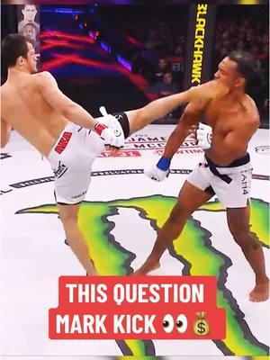 #UsmanNurmagomedov's question mark kick was too clean 🥶 #MMA #combatsports (via @Bellator MMA) #Bellator #kick 