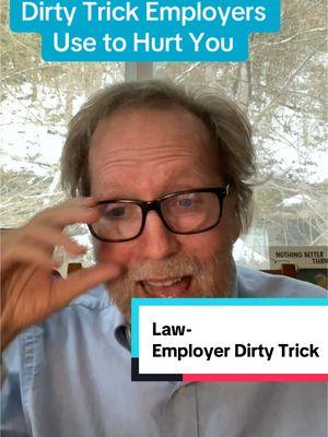 Watch out for this dirty Trick#employer #badboss #employee #dirtytricks ##newjob #coworkersbelike 