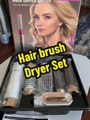 Hair brush dryer set #spitcale #hairdryerbrush #hairbrushdryer #5in1airstyler 