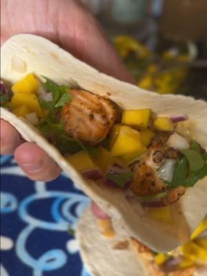 If you have 15 minutes then you have got time to cook up some @Bluehouse Salmon and enjoy this mango salsa salmon tacos recipe! Blue house salmon is raised without antibiotics, hormones and is USA raised in pure water free of microplastics and mercury so you can feel good knowing you are consuming safe and healthy seafood! Bluehouse Salmon is better for fish, for your families, and for the planet we all share! #bluehousesalmon #bluehousemoments #bluehouserecipes #salmon #thebluehouse #bluehousetech #honeygarlicsalmon #Recipe #EasyRecipe 