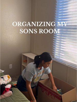 Slowly finishing my sons room !!  #organization #organzing #sonsroom #cubestorage #boysroom #bigboyroom #boymom 