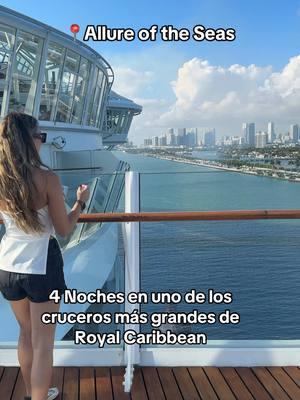 Salimos desde Miami! ☀️ de mis planes favoritos. Pregunten cualquier duda! #royalcaribbeancruise #allureoftheseas #cruiselife #cruiselife #royalcaribbean #bahamascruise #miamicruise #cruceros #cruiseship @Royal Caribbean 