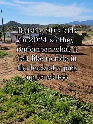 Only the real ones know the feeling #raising90skids #70sbabies #90sbabies #parenthood #motherhood #fatherhood #todayskids #someofyouhaventriddininthebackofapickuptruckanditshows #pickuptruck #truckbed #rurallife #countrylife #outdoorlife