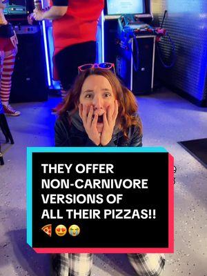 THEY OFFER NON-CARNIVORE VERSIONS OF ALL THEIR PIZZAS 🍕😍😭   FEATURED Kat: me  KFC: @Joseph Ryan Hanson  Chili’s: @Sean C. Swanson  Ronda: @Scuba Steph  Wendy: @Girls Got Rhythm   #veganpizza #plantbasedpizza #veganoptions #plantbasedoptions #pizza #veganfastfood #plantbasedfastfood #plantbased #vegan #fastfoodhouse 
