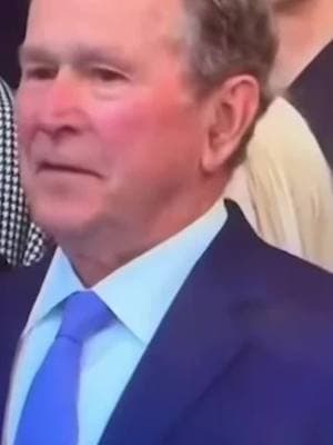 What y’all think Bush was thinking about? #GW