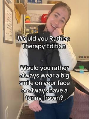 These make for some great conversation starters! #missgabby #therapistsontiktok #therapytok #wouldyourather #therapysessions #therapyinterventions 