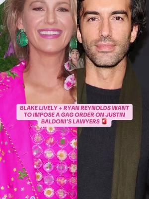 #BlakeLively and #JustinBaldoni want to impose a gag order on #JustinBaldoni lawyers amidst their legal battles and drama from #itendswithus 🚨 #itendswithusbook #itendswithuscast #justinbaldoniblakelively #blakelivelyjustinbaldonicase 