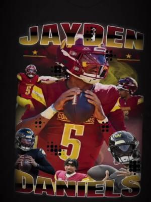 This #Jaydendaniels is straight fire. 🔥 🔥🔥 #commanders #washingtoncommanders #redskins #funkyragz #TikTokShop #fypツ 