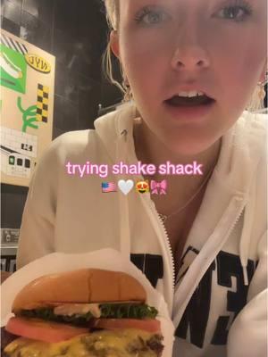 amazing beef, would recommend 🙏 #shakeshack #mukbang #australian 