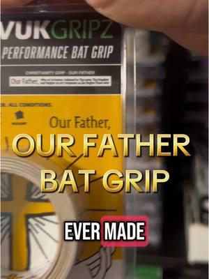 OUR FATHER BAT GRIP is now live on TikTok Shop & at VukGripz.com! Part of the first-ever FAITH BAT GRIP COLLECTION, the OUR FATHER BAT GRIP literally has the prayer written on it along with the Bible verse! Plus, we include a two-sided Prayer Card for players to put in their pocket to take on the field with them or to put in their bag for when they need it! We have (4) different FAITH BASED BAT GRIPS! Just click the link to get one! 30% off TikTok Shop! Let’s get!  #faith #god #throughhimallthingsarepossible #ourfather #baseball #baseballboys #baseballlife #baseballszn #baseballtiktoks #baseballmom #baseballdad #griptape #batgrip #beisbol #americanmade #faithcollection #trustingod #vukgripz #softball #softballlife #softballtiktoks #softballgirl #softballplayer #softballmom #softballdad #hittingcoach #homerun #dinger 