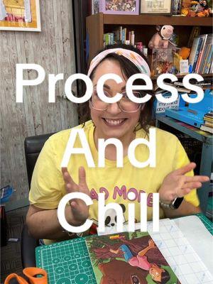 Take a little breather with me while we get this book ready for the shelf 💜📚 #schoollibrarian #processandchill #bookcover #librarytok #asmrsounds #librariansoftiktok #isurvived #paperbackprotector