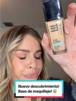 Probando esta base y quede en shock! No es clean, que saben que estoy tratando de usar más cosas clean, pero yo que trabajo en tv esto fue tremendo descubrimiento! #makeup #maquillaje #foundation #maybelline #fitme #naturalmakeup #mattemakeup #maquillajenatural #base #recomendacionesmaquillaje #makeuprating #makeuprecomendation #bestfoundation 