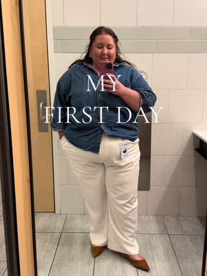 Guys i had my first day and i LOVED it!!! #firstdayatmynewjob #newjob #lifeinmy30s #corporatelife #corporatemillennial #corporategirlies #laidoff #techlayoffs #plussizeootd #officeoutfit #plussizeworkwear #corporatedayinthelife #corporatevlog #dayinmylifecorporate 