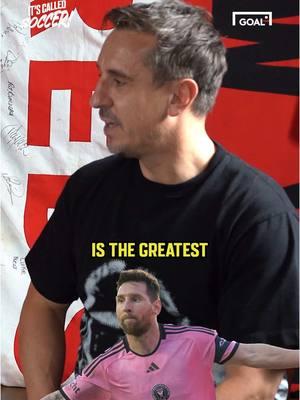 Gary Neville gave us his take on the GOAT debate after we asked him if Lionel Messi deserved the title 🐐 #football #Soccer #ronaldo #messi #portugal #MLS #pulisic #usmnt #goalusa #fifa #worldcup 