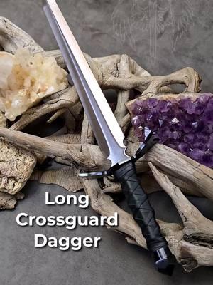 Long Crossguard Dagger by Archangel Steel Music is ‘Now we are free’ by Darisha Quinones @da.quinones  #steelart #bladeart #swordsmith #Michiganartist #ArchangelSteel #crossguard #knifeart #knifemaker #madeintheusa