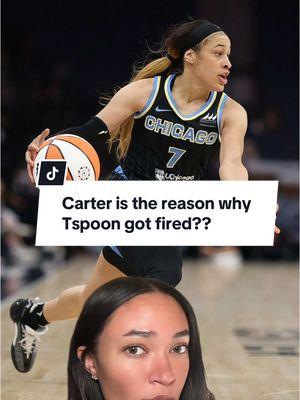 Kinda seems like a waste to fire TSpoon just to let Chennedy walk... #chennedycarter #teresaweatherspoon #chicagosky #WNBA 