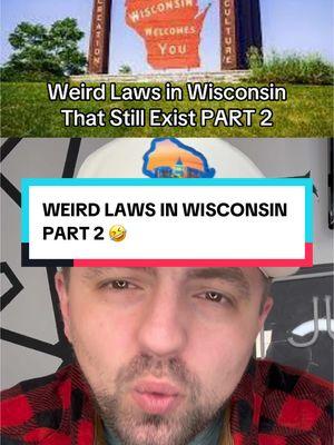 Weird Laws in Wisconsin PART 2 🤣🤣 #wisconsin #weirdlaws #wisconsinlaws #comedy #wisconsinfacts #ope #wisconsincheck #laws #wisconsinclothingcompany 