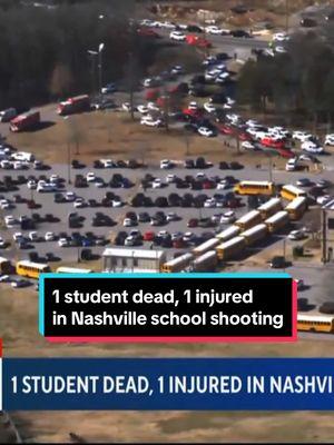 A 16-year-old student was killed and another was injured when a student opened fire in Nashville's Antioch High School cafeteria. The 17-year-old shooter then shot himself and died, according to police. #news #nashville #tennessee #school 