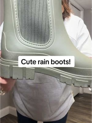 Love these rain boots. Some say size down, I wear a thick sock, and am wearing my true size.  #rainboot #rainboots #rainbootfashion #boots 