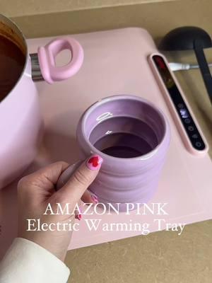 If it’s pink, I’m in! 🩷🫶🏼 #kitchengadgets #KitchenHacks #CookingHacks #cookingtips #warmingtray #amazongadgets #amazonhomefinds #homefinds #amazonkitchenfinds #fyp #dinnerwithme #pink 