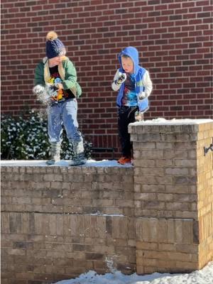 Brotherly love - cold as ice. 😂❄️🩵  #coldasice #yarbros #cp1 #cp2 #brothers #snowball #snowballfight #righttotheface #fyp #familyfyp #brotherlylove  #snowinsouthcarolina @Phil Yarborough 