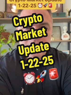 Crypto Market Update  1-22-25 ⏰🚀🚨 #Cryptocurrency #Crypto #Bitcoin #BTC #Ethereum #ETH #Blockchain ##CryptoTrading #CryptoInvesting #CryptoCommunity #CryptoMarket #CryptoCurrencyNews #CryptoLife #CryptoWorld #CryptoInvestor #CryptoEducation #CryptoTips #CryptoGains #Altcoins #DeFi #NFT #NFTCommunity #NFTs #Metaverse #CryptoAnalysis #CryptoAlert #CryptoStrategy #CryptoPortfolio #Finance #Investing #Investment #Investor #Wealth #WealthBuilding #FinancialFreedom #FinancialLiteracy #FinancialIndependence #Money #MoneyManagement #PassiveIncome #Earnings #RichMindset #PersonalFinance #SmartInvesting #InvestmentStrategy #Stocks #StockMarket #StockTrading #StockInvestor #DayTrading #SwingTrading #StockMarketNews #StockMarketTips #StockAnalysis #StockAlert #StockPicks #StockPortfolio #RealEstate #RealEstateInvesting #RealEstateInvestor #PropertyInvestment #RealEstateMarket #RealEstateTips #RealEstateStrategy #PropertyManagement #RealEstateLife #RealEstateSuccess #InvestmentTips #InvestmentOpportunities #InvestmentPortfolio #LongTermInvesting #RetirementPlanning #WealthManagement #AssetManagement #InvestmentGoals #Fintech #TechInvesting #Innovation #TechNews #FutureTech #digitalassets #greenscreen 